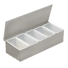 Pynt beholder, rustfri st&aring;l