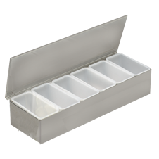 Pynt beholder, rustfri st&aring;l